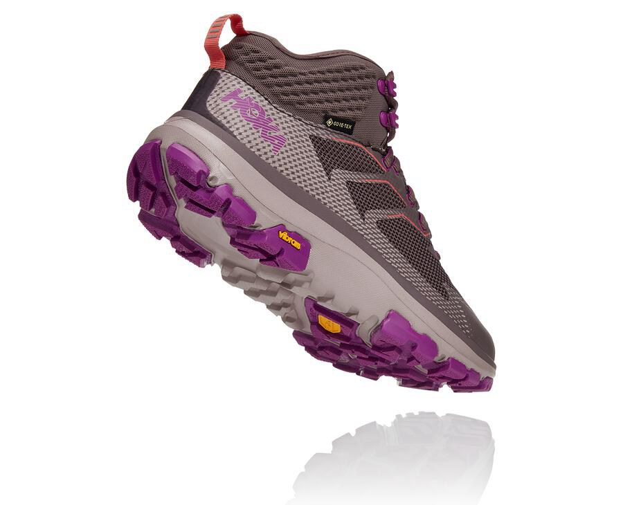 Hoka One One Womens Hiking Boots - Toa GORE-TEX - Purple - UJSA94281
